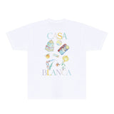 Casablanca T Shirts Fashion Print Street