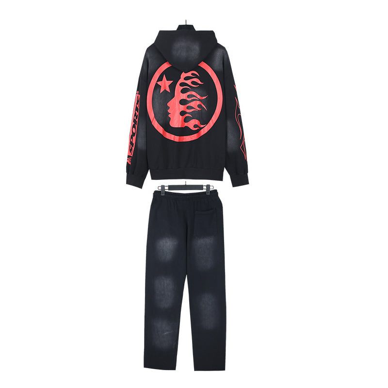 Hellstar Hoodie And Pants Two-Piece Set