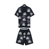 Hellstar T-Shirt And Shorts Two-Piece Set
