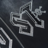 Lost intricacy Hoodie rhinestones