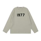 Fear of God Essentials 1977 Knit Hoodie round Neck Sweater Loose Large Size Men and Women