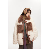 Unisex Coat Lamb Wool Winter Thickening