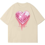 KIEKIECOO Oversized Graphic Tees for Women Cute