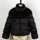 Women Fur Jacket Fashion Plush Coat