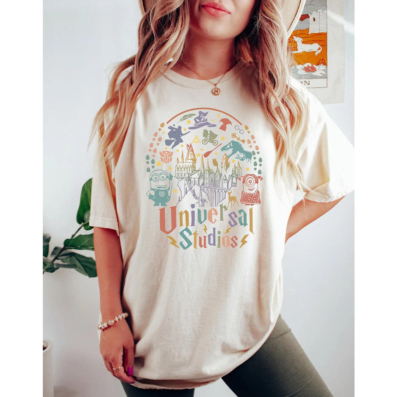 Universal Studios Orlando Shirt Vintage Short Sleeve Trendy