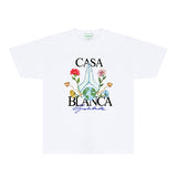Casablanca T Shirts Fashion Print Street
