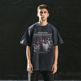 Mens Vintage T Shirt Short Sleeve T-Shirt Men