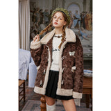 Unisex Coat Plush Coat Winter Cotton Dress