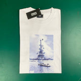 Kith T-Shirt Kith Kith Floral Navy Eiffel Tee