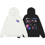 OFF WHITE Hoodie Trendy Street Style Personalized Cotton