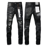 Purple Brand Jeans Pure Cotton High Street Trend