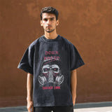 Mens Vintage T Shirt Short Sleeve T-Shirt Men