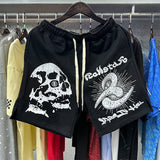 Hellstar Shorts Retro abstract print