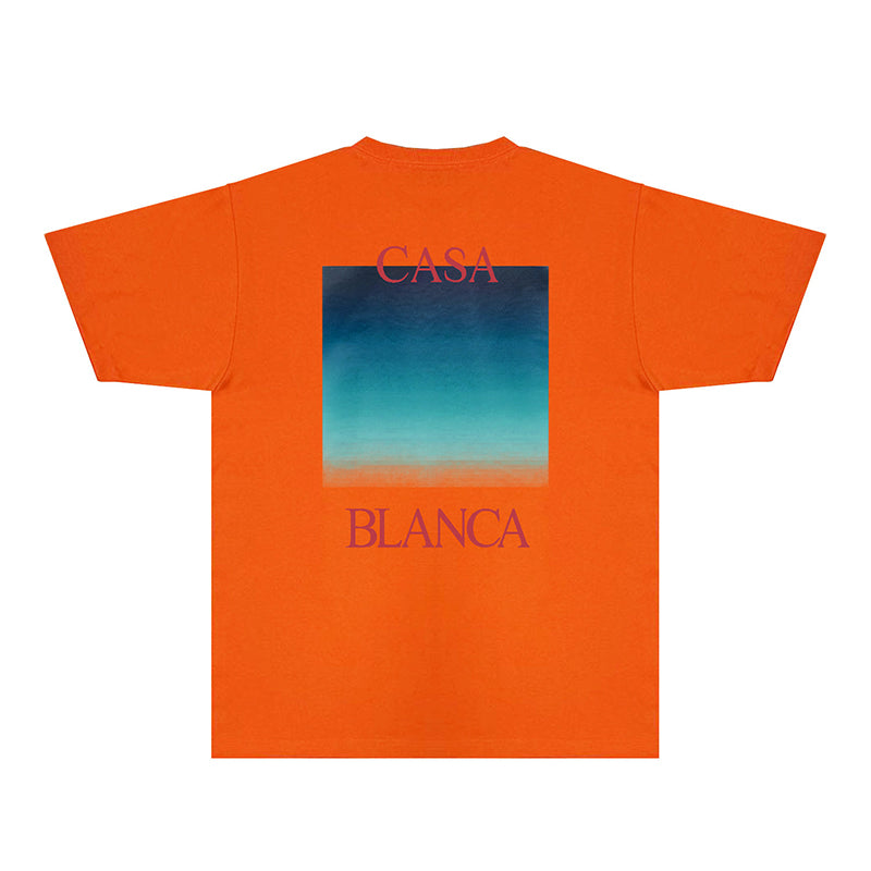 Casablanca T Shirts Fashion Print Street