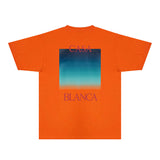 Casablanca T Shirts Fashion Print Street