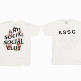 Anti Social Club T Shirt Men and Women Couple