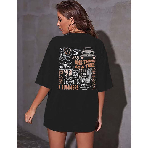 Cow Skull Shirts for Women Western Graphic T Shirts Oversize