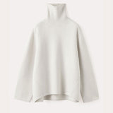 Women Work Business Casual Sweats Autumn and Winter Loose Wool Turtleneck Sweater