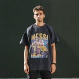 Mens Vintage T Shirt Old Short Sleeve T-Shirt Men