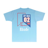 Rhude T Shirts Printed Trendy Pure Cotton