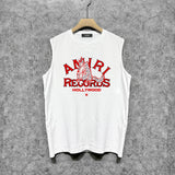 Amiri tank top big bad wolf letterprinting