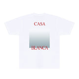 Casablanca T Shirts Fashion Print Street
