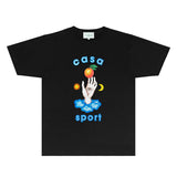 Casablanca T Shirts Fashion Print Street