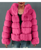 Women Fur Jacket Fashion Plush Coat