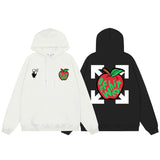 OFF WHITE Hoodie Trendy Street Style Personalized Cotton