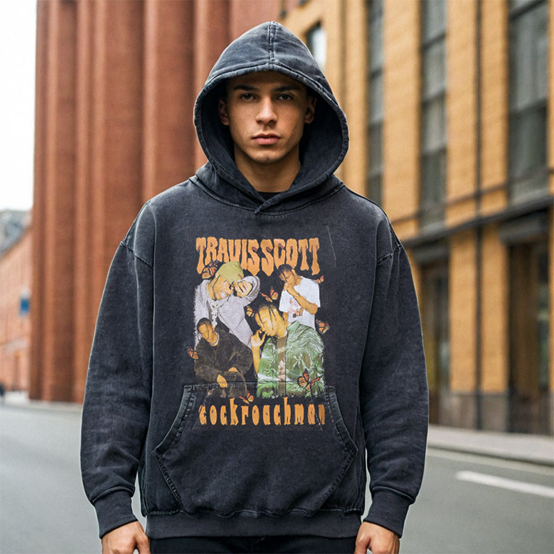 Mens Vintage Hoodie Sweater Men's Casual