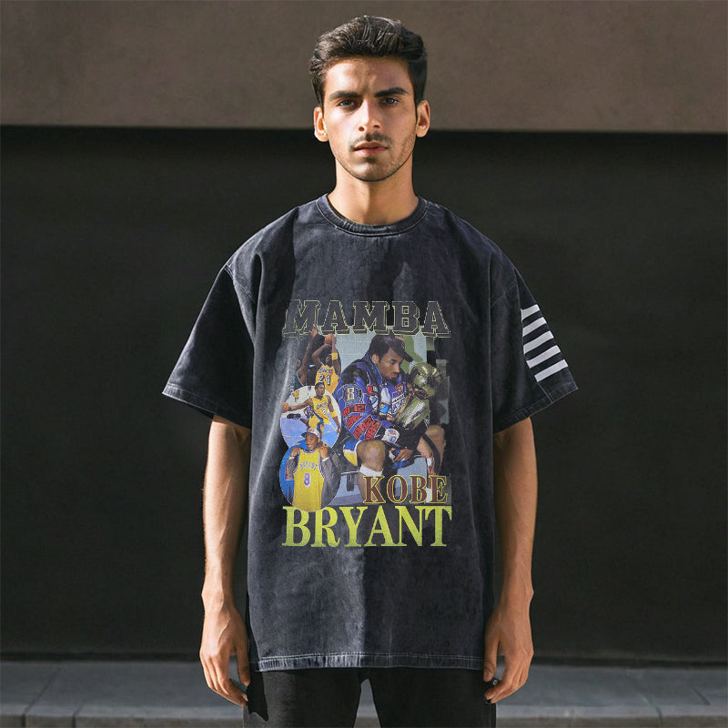 Mens Vintage T Shirt Old Short Sleeve T-Shirt Men