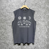 Amiri tank top day and night star print