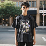 Mens Vintage T Shirt Old Short Sleeve T-Shirt Men