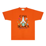 Casablanca T Shirts Fashion Print Street