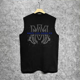 Amiri tank top splash ink large simple logo printing