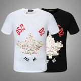 Dsq2 T Shirt Casual Sports Printed Short Sleeve Summer Men