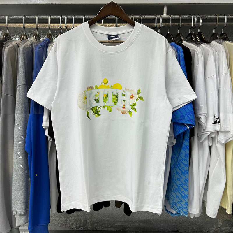 Kith T-Shirt Yellow Floral Print Tee