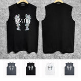 Amiri tank top double dragon print