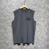 Amiri tank top pink bone print