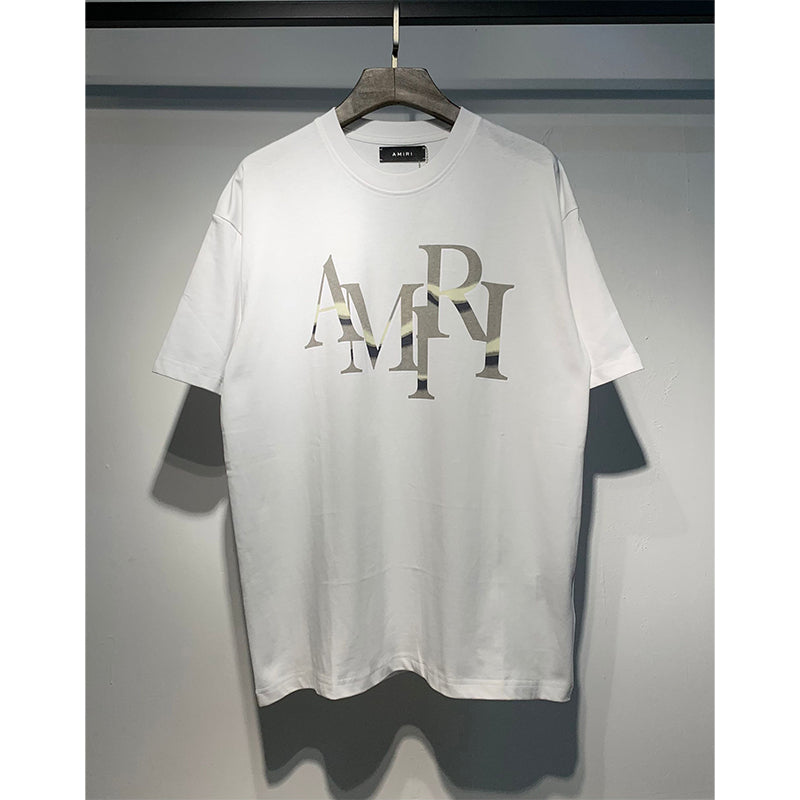 Amiri T Shirts Fashion Print Couple High Street