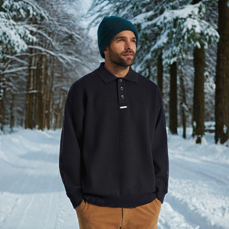 Men Sweaters Men's Loose Spring and Autumn Knitwear