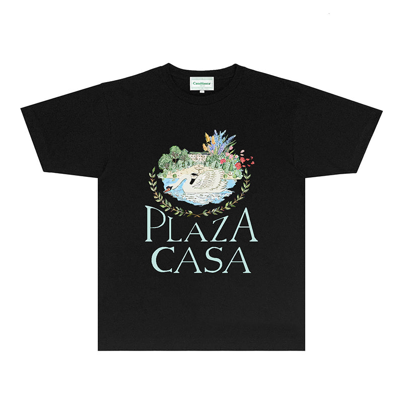 Casablanca T Shirts Fashion Print Street
