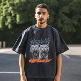 Mens Vintage T Shirt Short Sleeve T-Shirt Men's and Women's