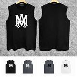 Amiri tank top large simple logo printing