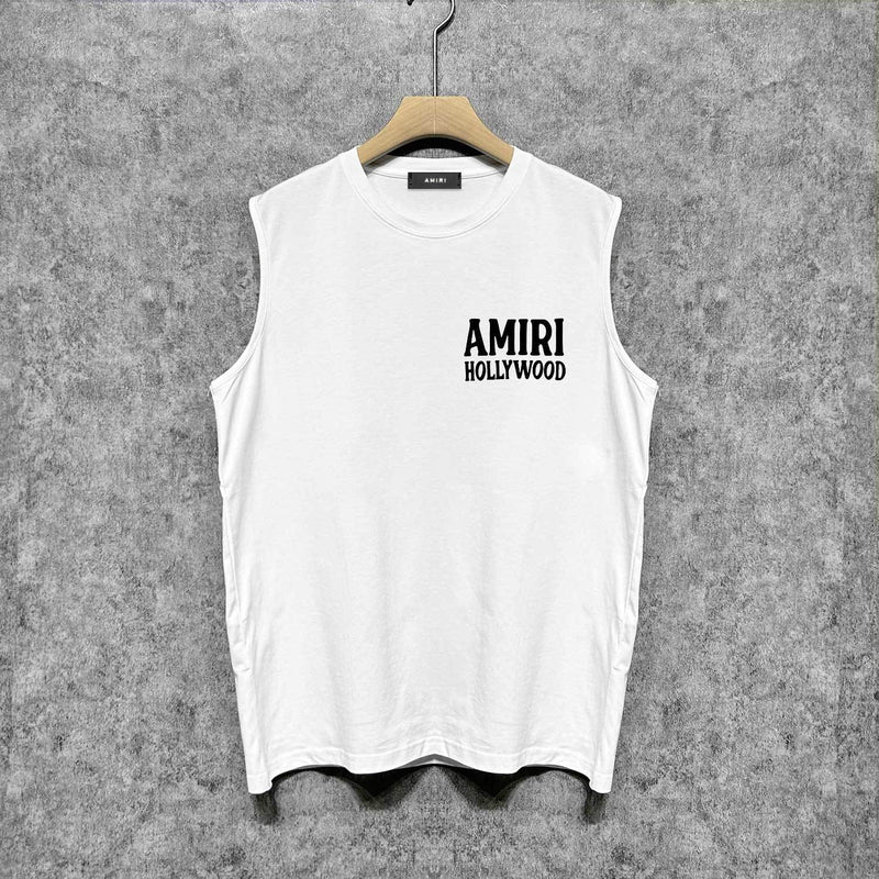 Amiri tank top wolf print