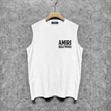 Amiri tank top wolf print