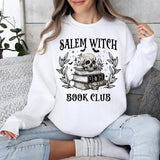 New Fashion Halloween Female Sweatshirt Salem Witch Book Clu