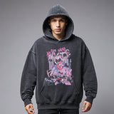Mens Vintage Hoodie Printed Old Hooded Street