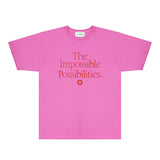 Casablanca T Shirts Fashion Print Street