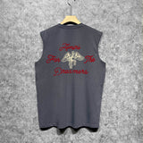 Amiri tank top mottled pegasus print